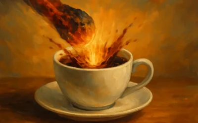 نيزك في فنجان قهوة